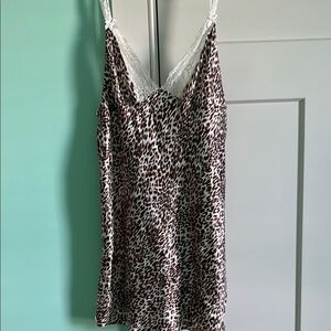 Victoria’s Secret Leopard Print Chemise
